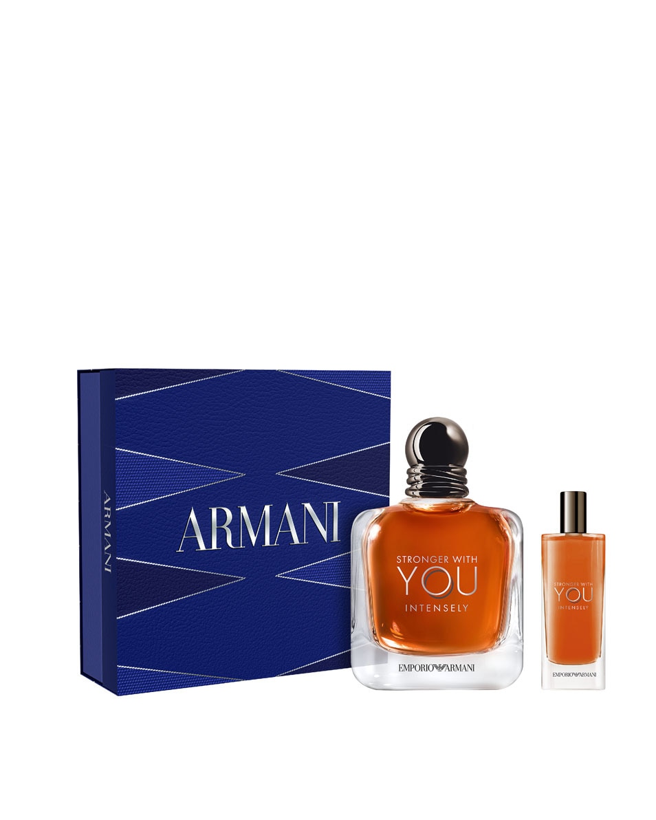 ARMANI Stronger With You Intensely Coffret Cadeau Eau De Parfum - Parfum Fougère Ambré 2 ST 2