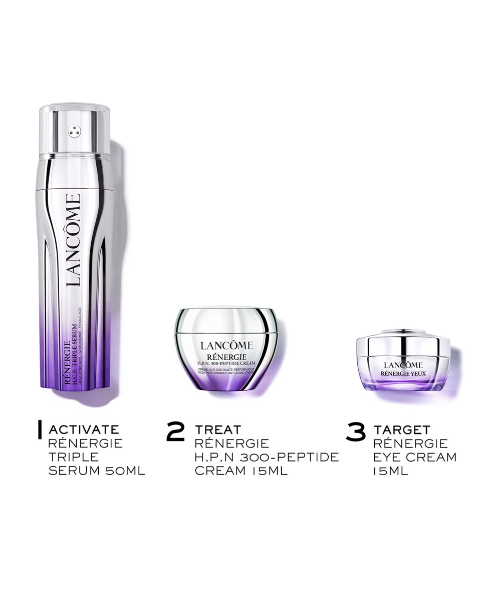 LANCÔME Rénergie Multi-Lift Ultra Lancôme Rénergie H.C.F. Triple Serum 50ml - Coffret cadeau - Édition limitée Fête des Mères - Rénergie H.C.F Triple Serum 50ml - Rénergie H.P.N 300-Peptide Cream 15ml - Rénergie Crème Yeux 15ml 3 ST 2