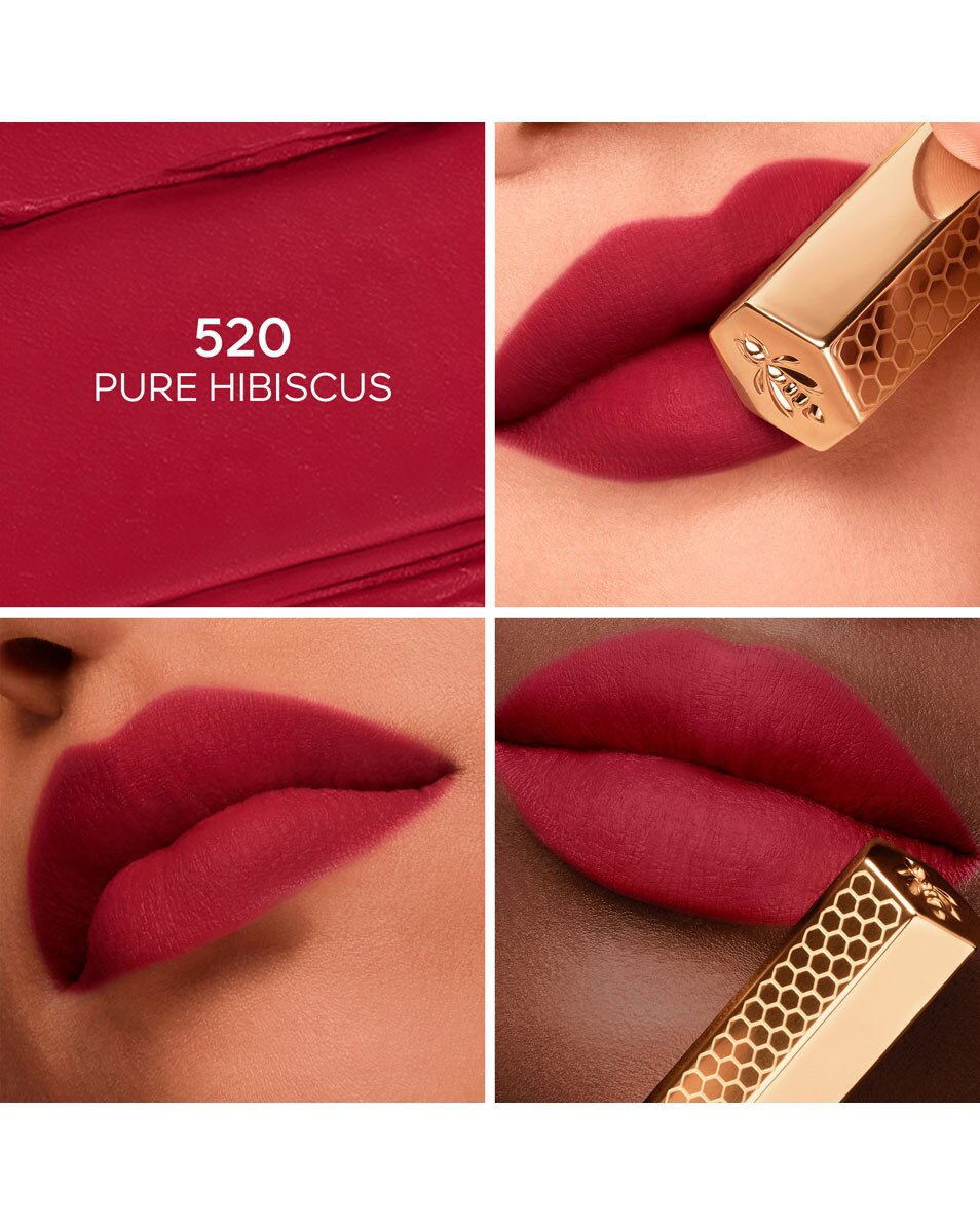 GUERLAIN Kiss Kiss Le Rouge à Lèvres Intense Au Miel 520 PURE HIBISCUS 2