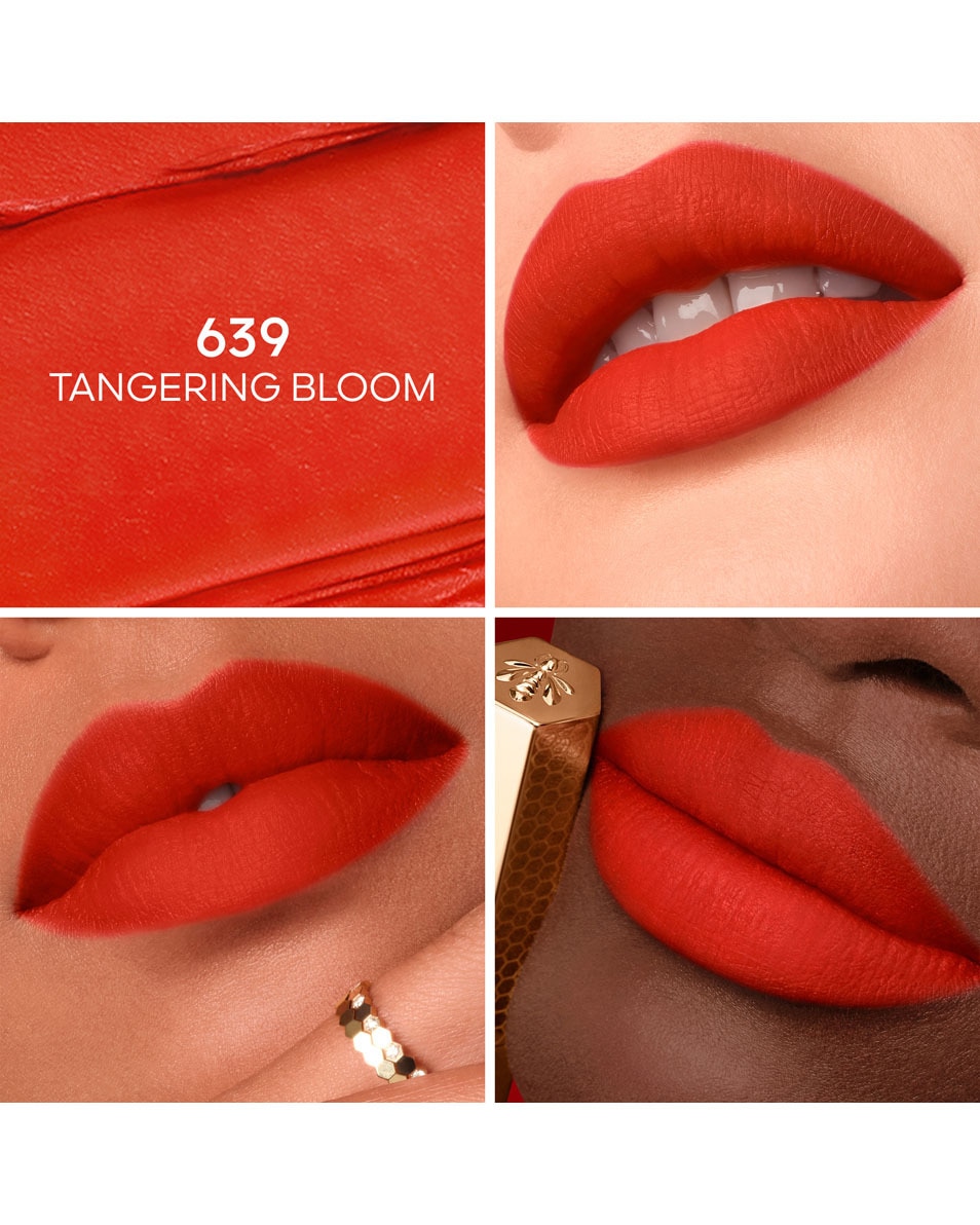 GUERLAIN Kiss Kiss Le Rouge à Lèvres Intense Au Miel 639 TANGERINE BLOOM 2