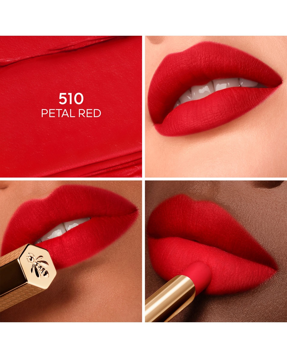 GUERLAIN Kiss Kiss Le Rouge à Lèvres Intense Au Miel 510 PETAL RED 2