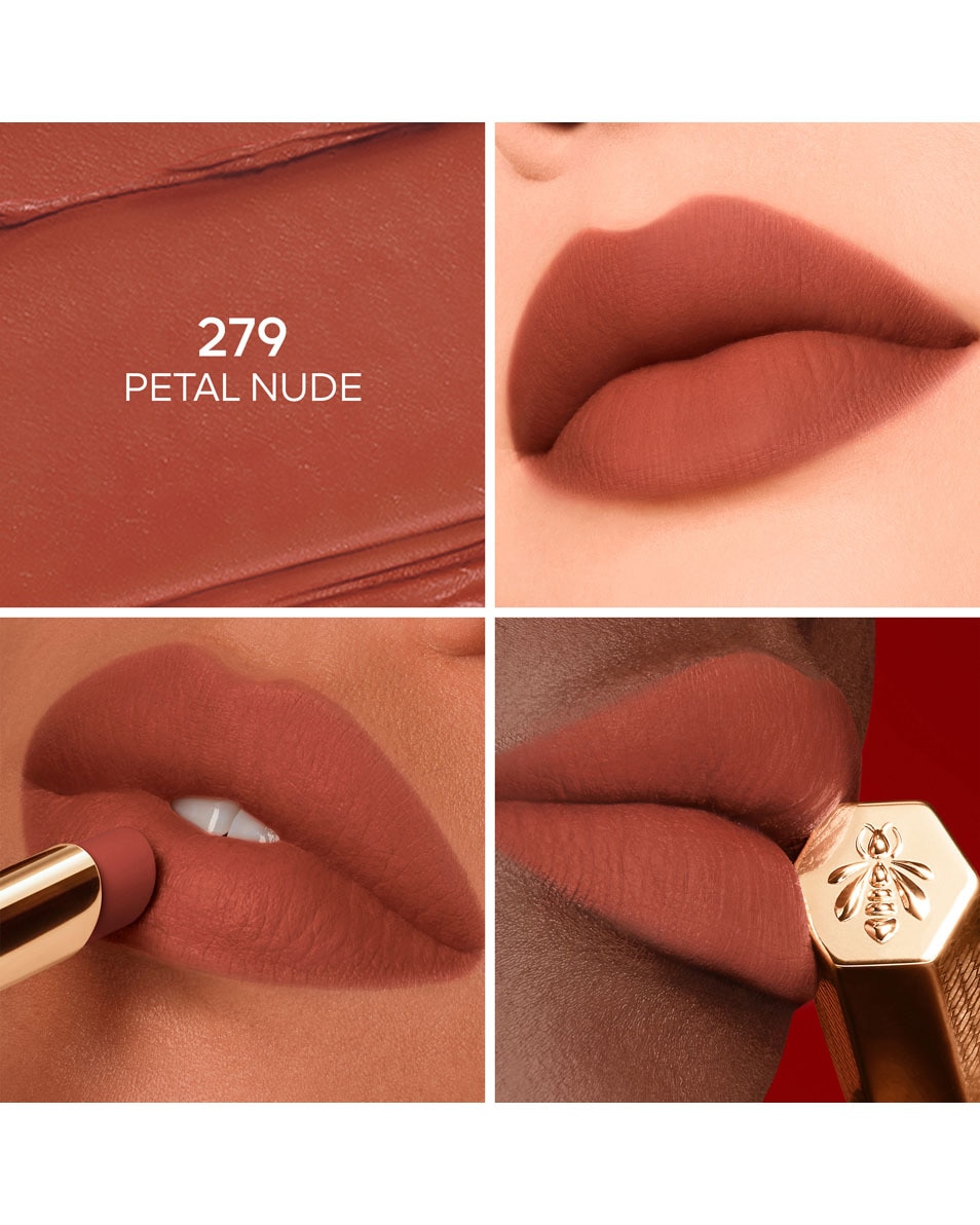 GUERLAIN Kiss Kiss Le Rouge à Lèvres Intense Au Miel 279 PETAL NUDE 2