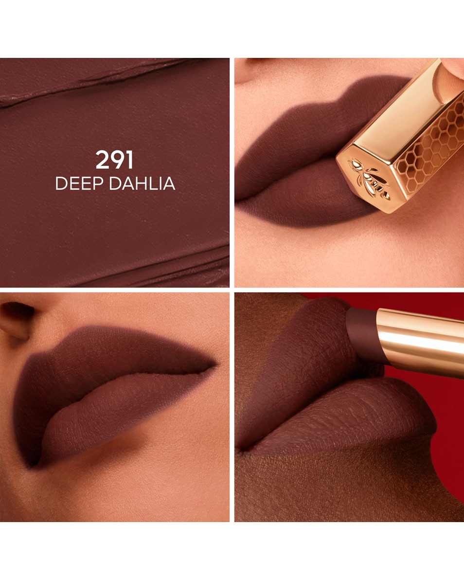 GUERLAIN Kiss Kiss Le Rouge à Lèvres Intense Au Miel 291 DEEP DAHLIA 2