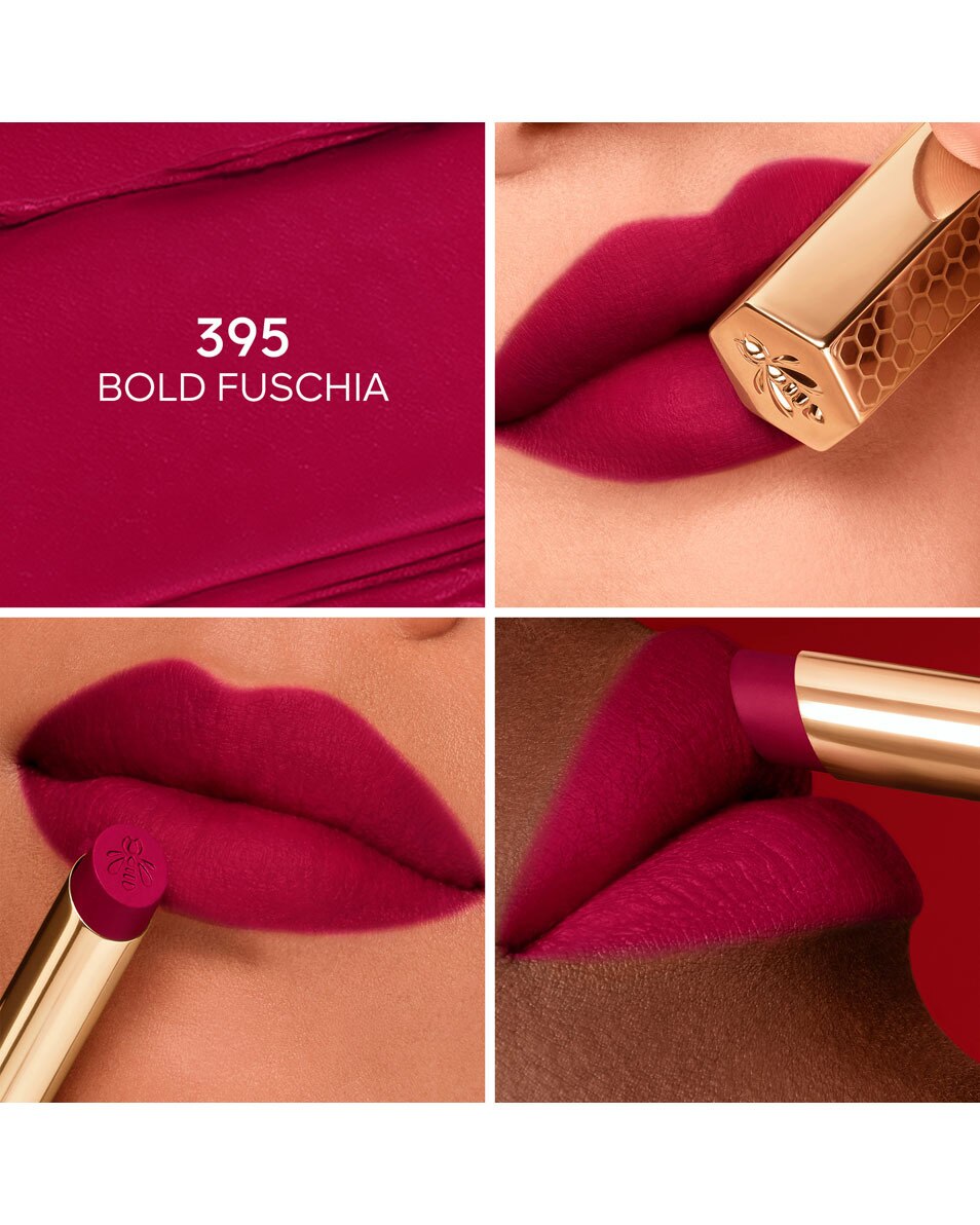 GUERLAIN Kiss Kiss Le Rouge à Lèvres Intense Au Miel 395 BOLD FUCHSIA 2