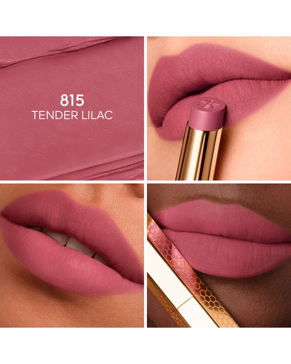GUERLAIN Kiss Kiss Le Rouge à Lèvres Intense Au Miel 815 TENDER LILAC 2