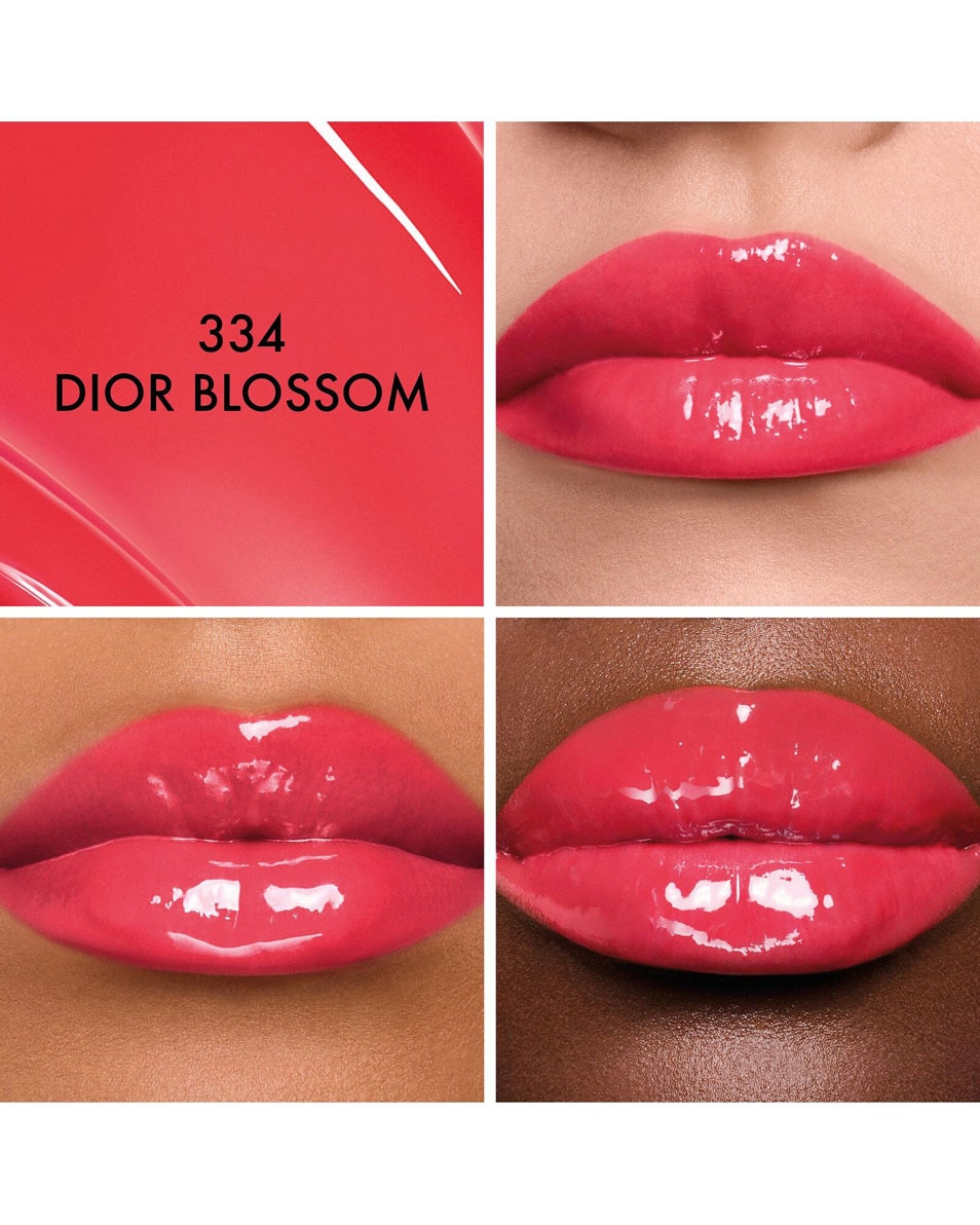 DIOR Dior Addict Glass Lipstick - Hydrating Lip Gloss Stick Gloss en stick ultra-brillant hydratant 334 Dior Blossom - Glossy 2