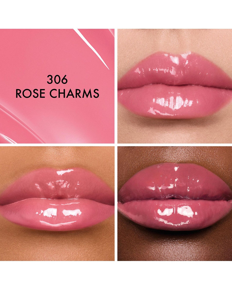 DIOR Dior Addict Glass Lipstick - Hydrating Lip Gloss Stick Gloss en stick ultra-brillant hydratant 306 Rose Charms - Glossy 2