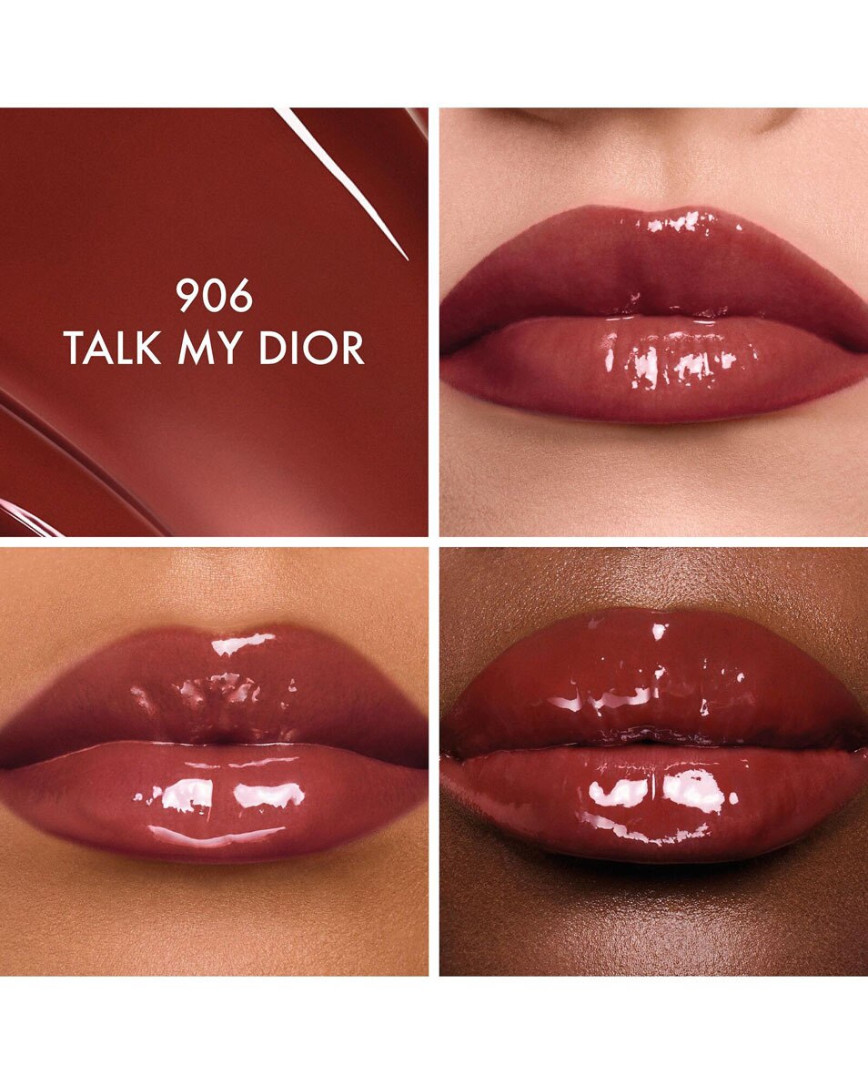 DIOR Dior Addict Glass Lipstick - Hydrating Lip Gloss Stick Gloss en stick ultra-brillant hydratant 906 Talk My Dior - Glossy 2