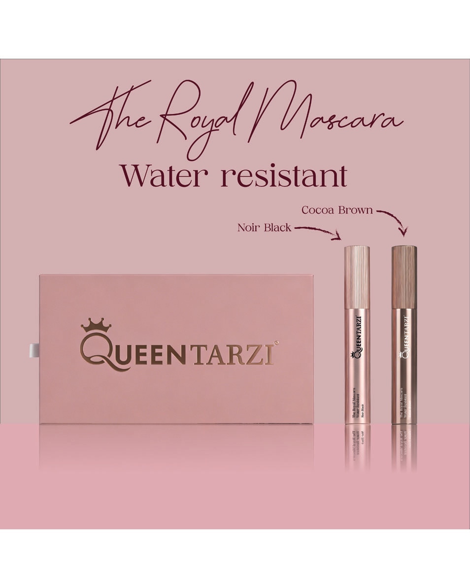 QUEEN TARZI Royal Mascara Water Resistant Duo Set 2 ST 2