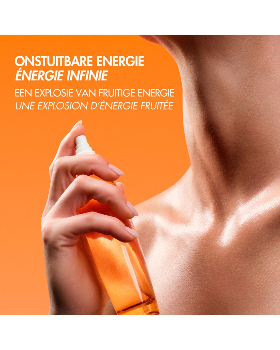 BIOTHERM Eau Vitaminée Énergie Abricot Brume Corps Rafraîchissante – Notes d’Abricot, Mandarine & Bois de Cèdre 100 ML 2