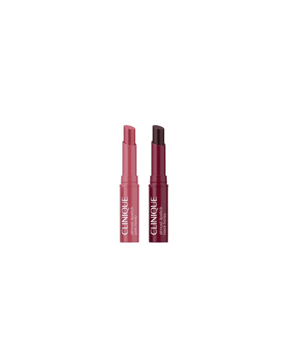 CLINIQUE Almost Lipstick Coffret duo black honey & pink honey 2 ST 2