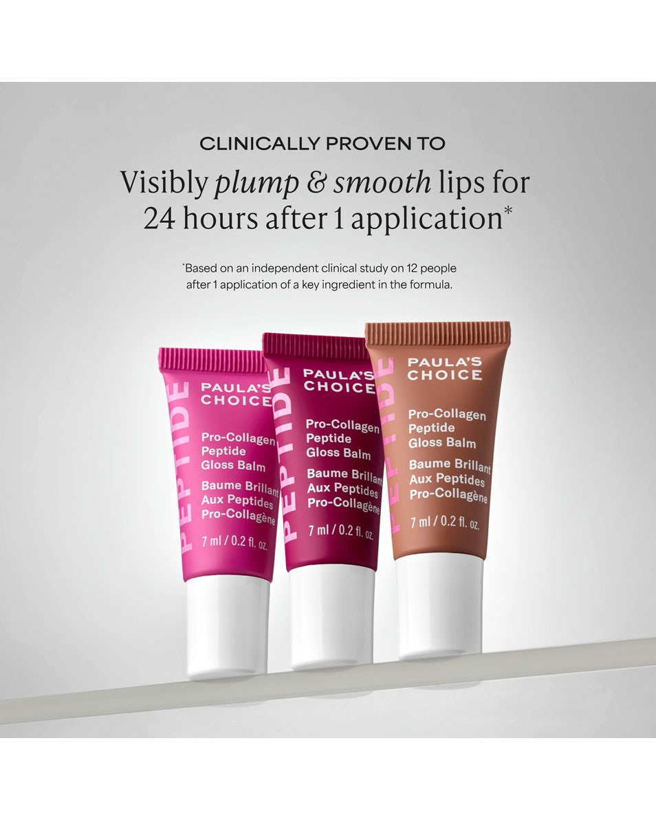 Paula's Choice Set Trio soins Lèvres Brillant Peptides Pro-Collagène 3 ST 2
