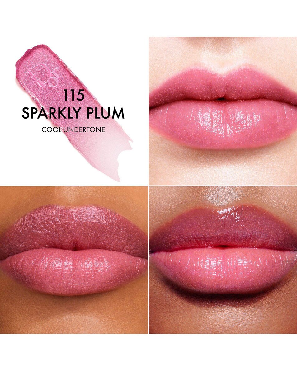 DIOR Dior Addict Lip Glow - Hydrating Lip Balm Baume à lèvres hydratant 48h, couleur activée par le pH 115 Sparkly Plum 2