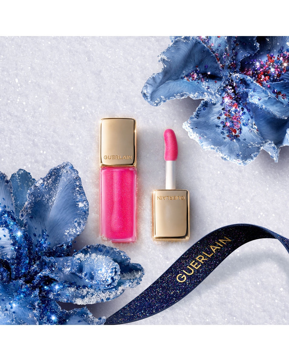 GUERLAIN KISS KISS Bee Glow Oil Huile à lèvres teintée au miel 92% d’origine naturelle 419 SPOTLIGHT 2
