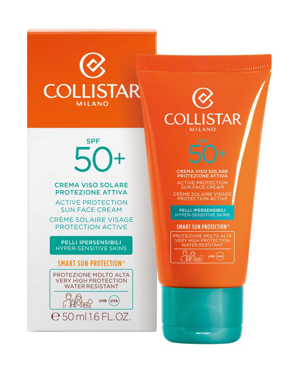 CREME SOLAIRE VISAGE PROTECTION ACTIVE SPF 50+