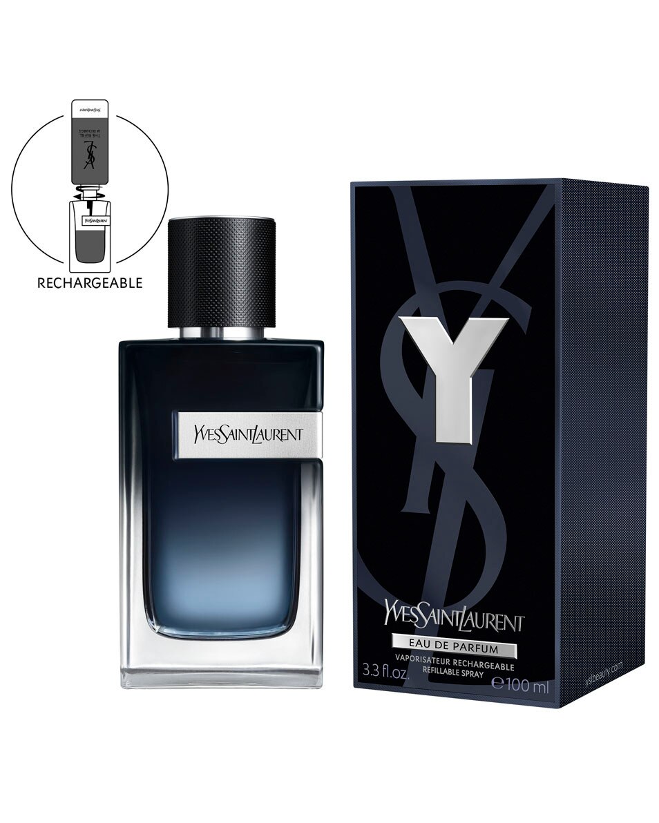 YVES SAINT LAURENT Y Eau De Parfum - Parfum Rechargeable Homme 100 ML 2
