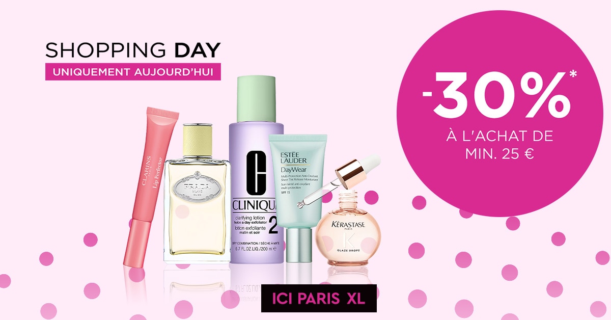 -30% sur tout l'achat de min. 25 €* -30% sur tout l'achat de min. 25 €*